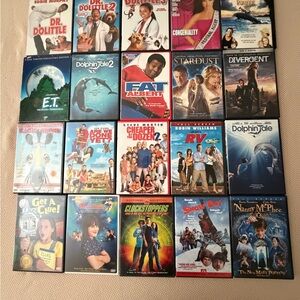 Mixed Family & Kids DVD Movie Lot of 20